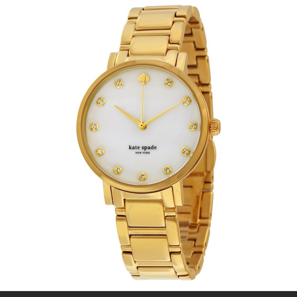 Kate Spade Gold Gramercy MOP Dial Ladies Watch